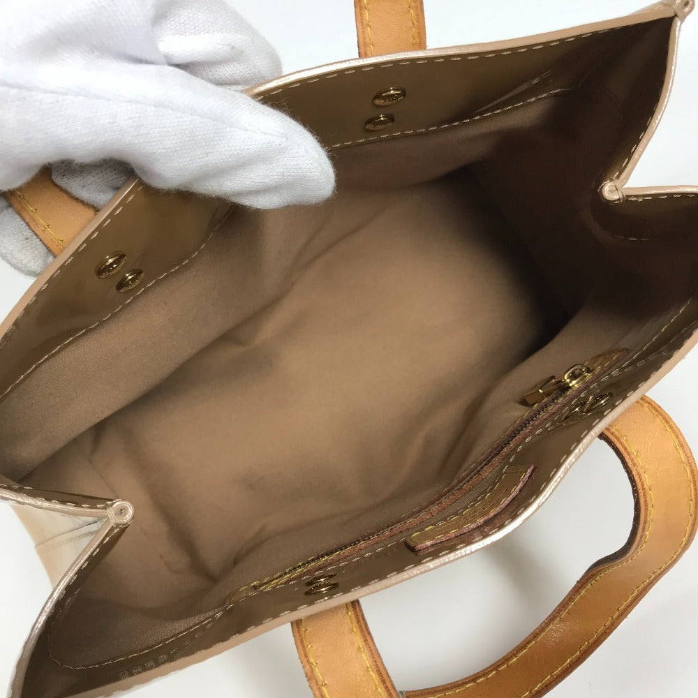 LOUIS VUITTON M91334 モノグラムヴェルニ リードPM リードPM カバン トートバッグ ハンドバッグ モノグラムヴェルニキャンバス レディース ノワゼット ベージュ