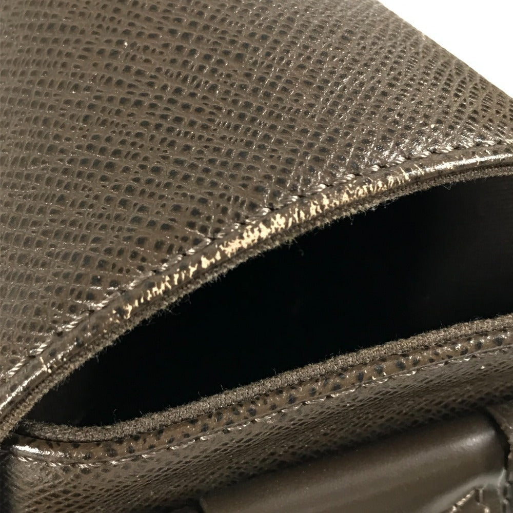 LOUIS VUITTON M30148 タイガ ヴィクトール 斜め掛け フラップ メッセンジャーバッグ カバン ショルダーバッグ タイガレザー ユニセックス グリズリ ブラウン