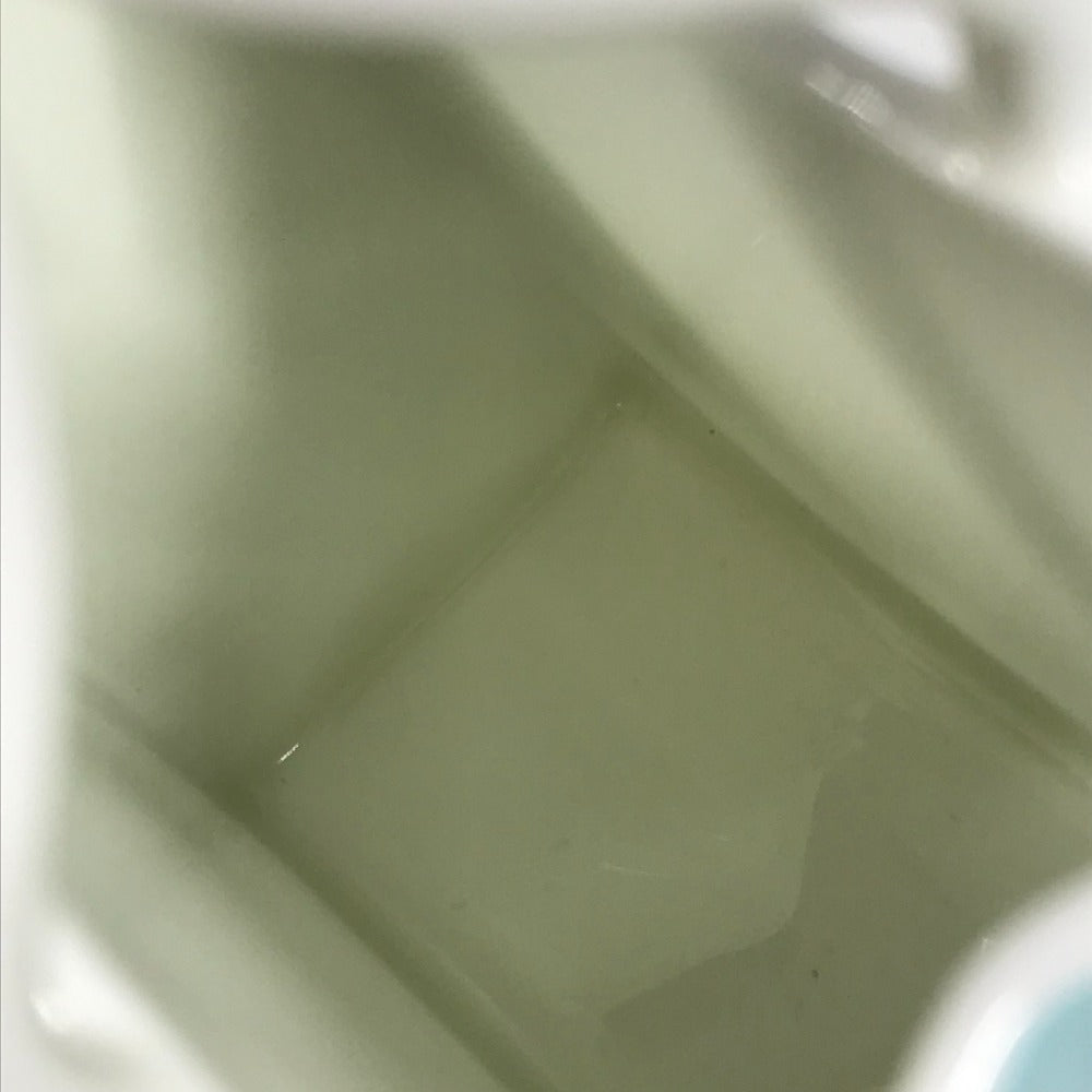 TIFFANY&Co. ショッピングバッグ型 ロゴ 雑貨 インテリア オブジェ 置物 ボックス 小物入れ 陶器 ユニセックス ブルー