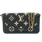 LOUIS VUITTON M82479 モノグラムアンプラント ポシェット･フェリシー ショルダーバッグ チェーンウォレット ロングウォレット 長財布 モノグラムアンプラントレザー レディース ノワール ブラック