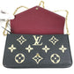 LOUIS VUITTON M82479 モノグラムアンプラント ポシェット･フェリシー ショルダーバッグ チェーンウォレット ロングウォレット 長財布 モノグラムアンプラントレザー レディース ノワール ブラック