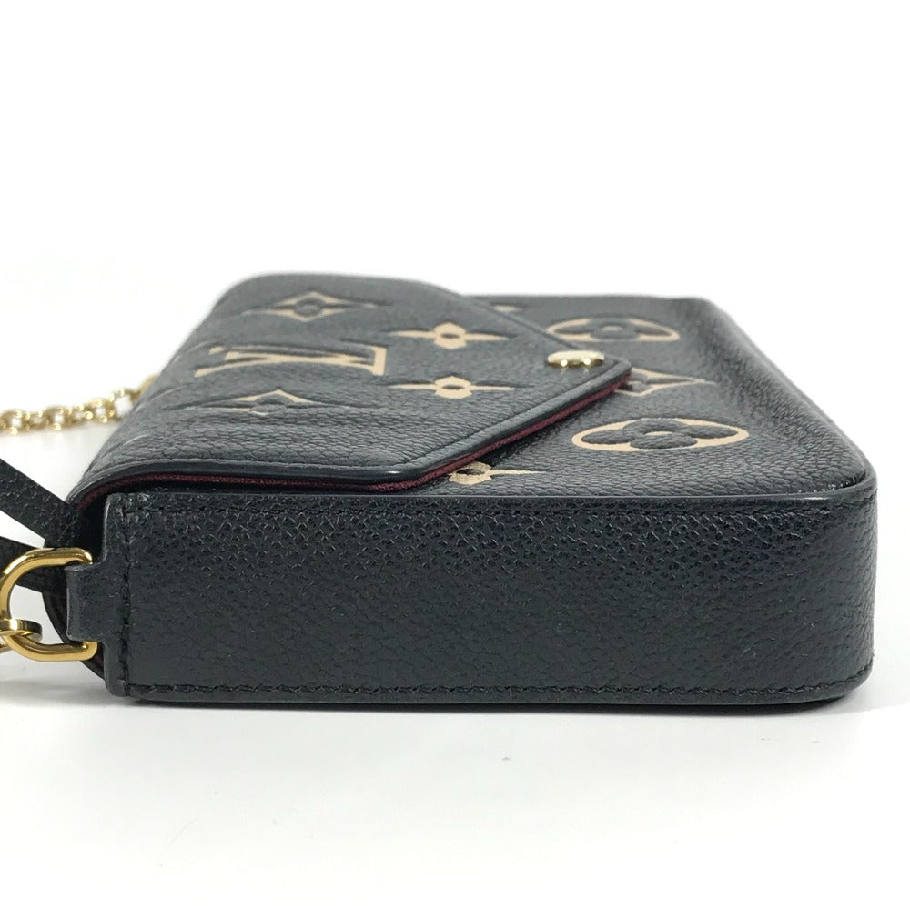 LOUIS VUITTON M82479 モノグラムアンプラント ポシェット･フェリシー ショルダーバッグ チェーンウォレット ロングウォレット 長財布 モノグラムアンプラントレザー レディース ノワール ブラック