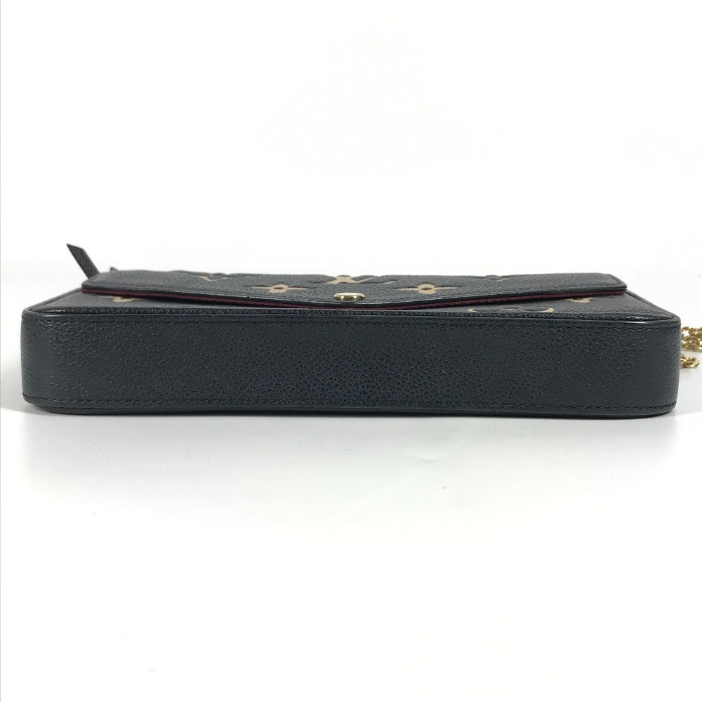 LOUIS VUITTON M82479 モノグラムアンプラント ポシェット･フェリシー ショルダーバッグ チェーンウォレット ロングウォレット 長財布 モノグラムアンプラントレザー レディース ノワール ブラック