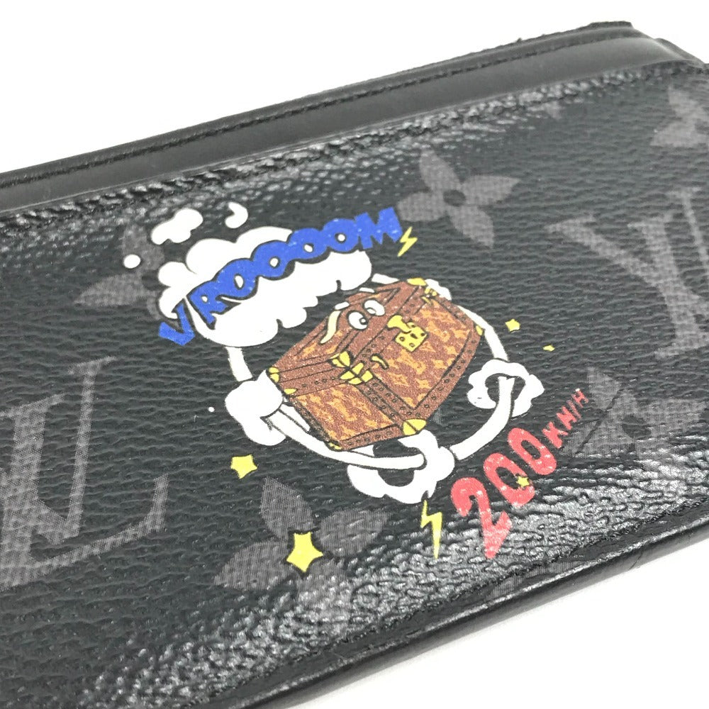 LOUIS VUITTON M80932 モノグラムエクリプス コインカードホルダー カードケース コンパクトウォレット 小銭入れ 財布 コインケース モノグラムエクリプスキャンバス ユニセックス ブラック