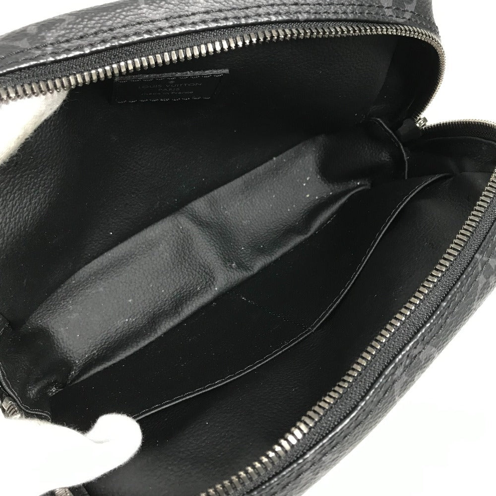 LOUIS VUITTON M43384 モノグラムエクリプス トゥルーストワレPM セカンドバッグ クラッチバッグ カバン マルチポーチ ポーチ モノグラムエクリプスキャンバス ユニセックス ブラック