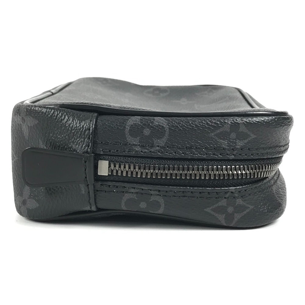 LOUIS VUITTON M43384 モノグラムエクリプス トゥルーストワレPM セカンドバッグ クラッチバッグ カバン マルチポーチ ポーチ モノグラムエクリプスキャンバス ユニセックス ブラック