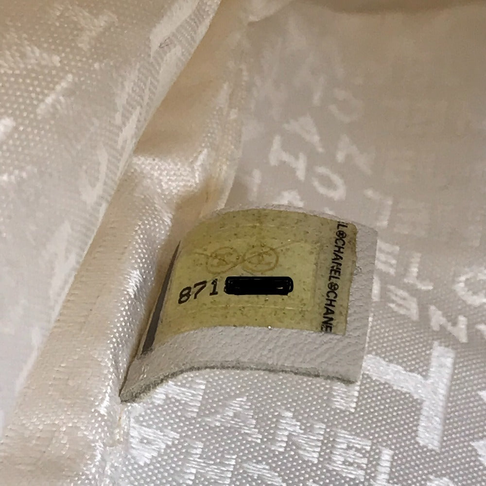 CHANEL CC ココマーク ロゴ マシュマロ カバン トートバッグ ハンドバッグ キャンバス レディース ベージュ
