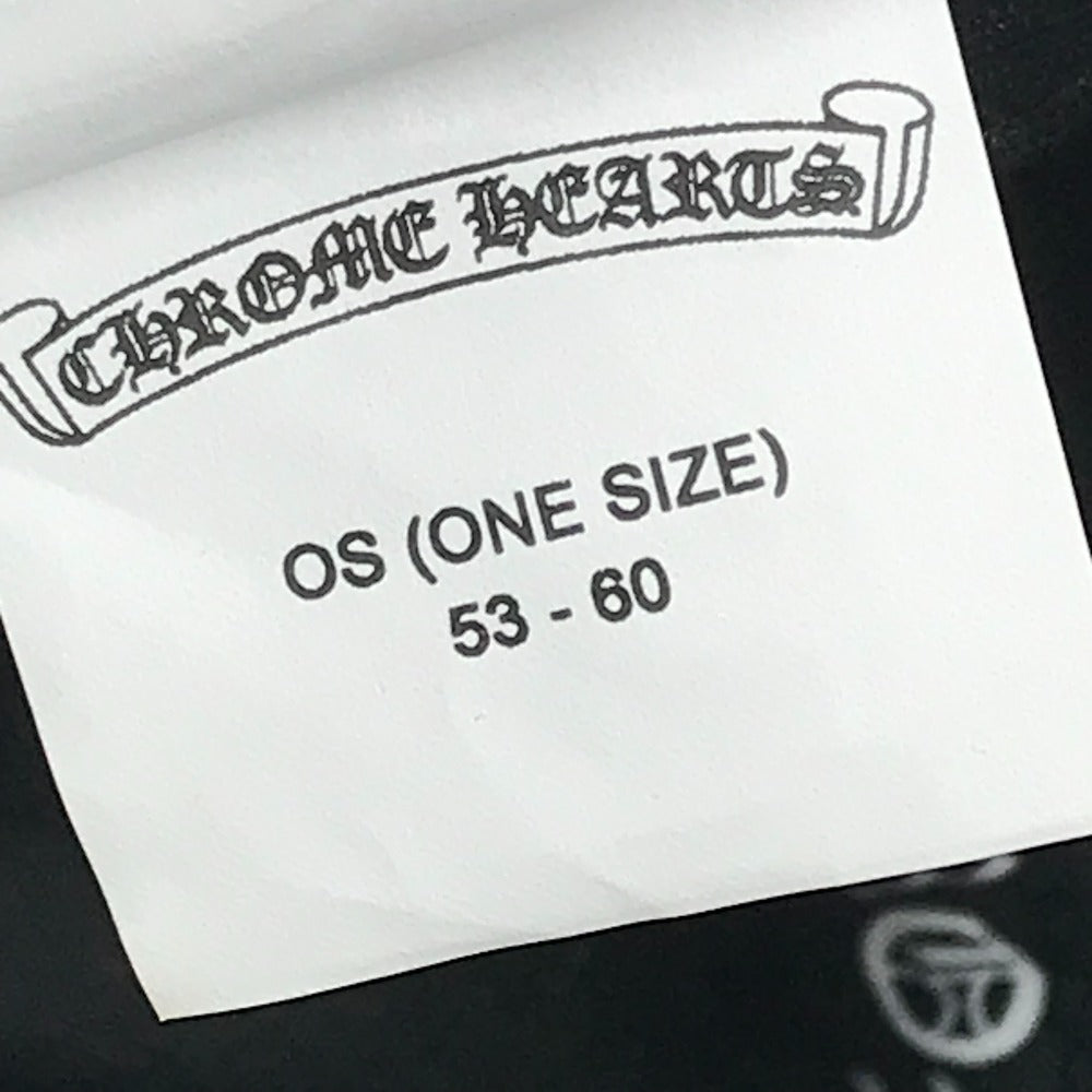 CHROME HEARTS CHロゴ バイカラー 帽子 キャップ帽 ベースボール キャップ コットン ユニセックス ブラック