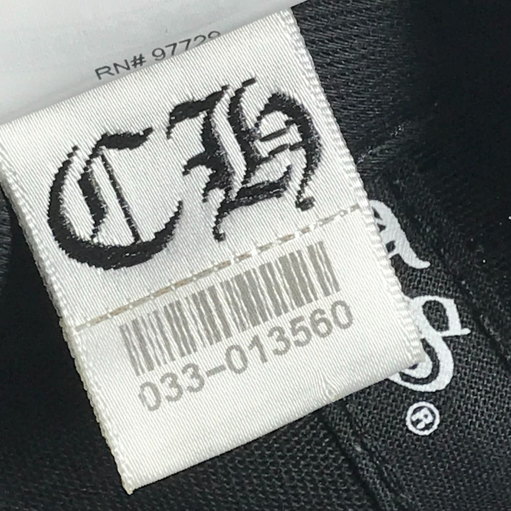 CHROME HEARTS CHロゴ バイカラー 帽子 キャップ帽 ベースボール キャップ コットン ユニセックス ブラック