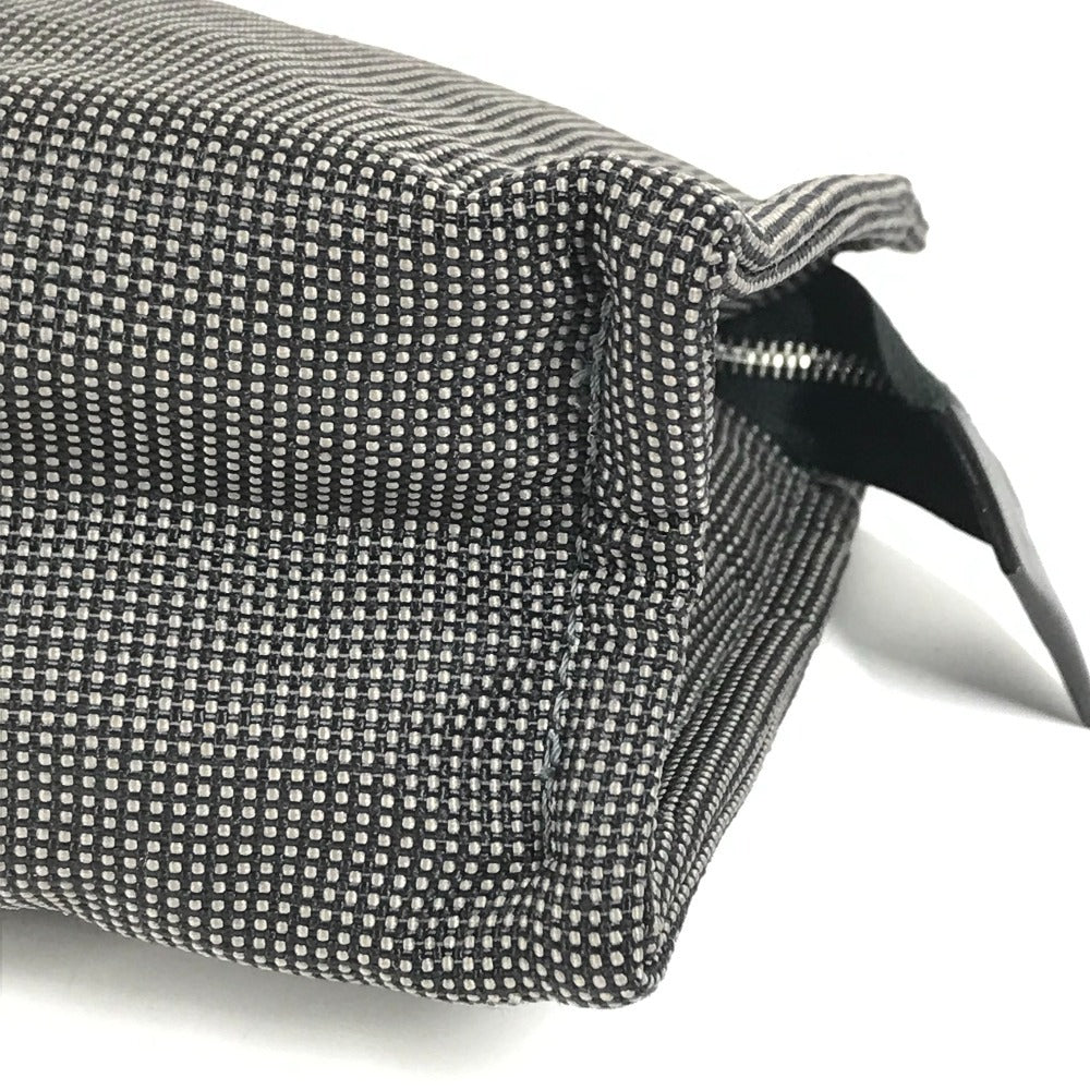 HERMES エールライン ポーチPM ポーチ PM セカンドバッグ クラッチバッグ カバン マルチポーチ ポーチ キャンバス ユニセックス グレー