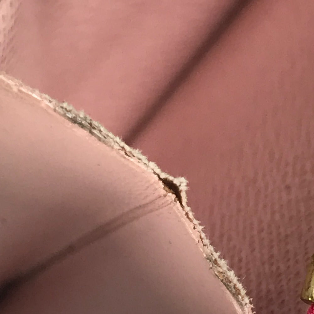 LOUIS VUITTON M67494 モノグラム ポルトカルト・ジップ フラワーチャーム 小銭入れ 財布 コインケース モノグラムキャンバス レディース ピンク
