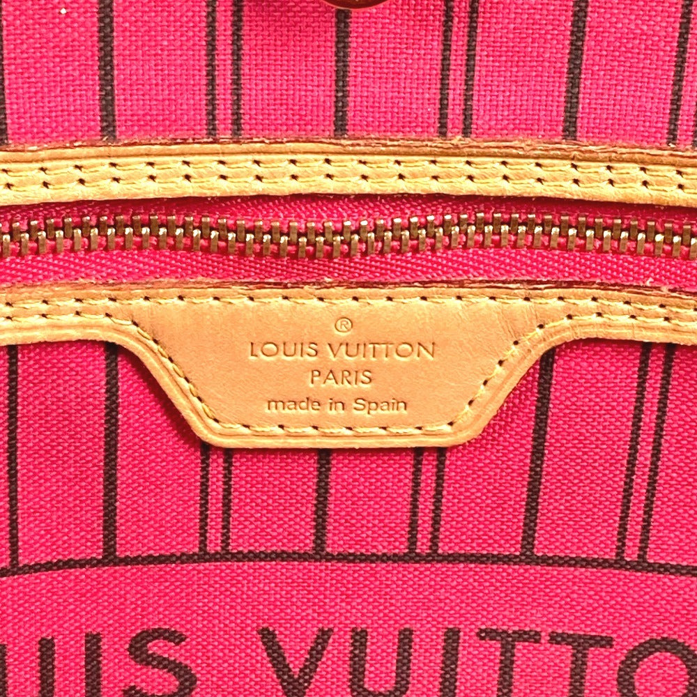 LOUIS VUITTON M41991 Monogram Bay Neverfull MM Neverfull MM Tote Bag Bag Shoulder Chain Shoulder Bag Monogram Canvas Unisex Pink