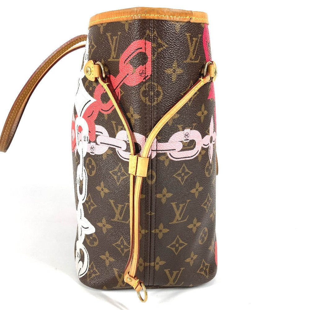 LOUIS VUITTON M41991 Monogram Bay Neverfull MM Neverfull MM Tote Bag Bag Shoulder Chain Shoulder Bag Monogram Canvas Unisex Pink