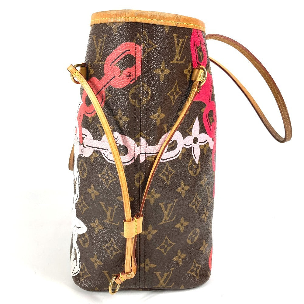 LOUIS VUITTON M41991 Monogram Bay Neverfull MM Neverfull MM Tote Bag Bag Shoulder Chain Shoulder Bag Monogram Canvas Unisex Pink