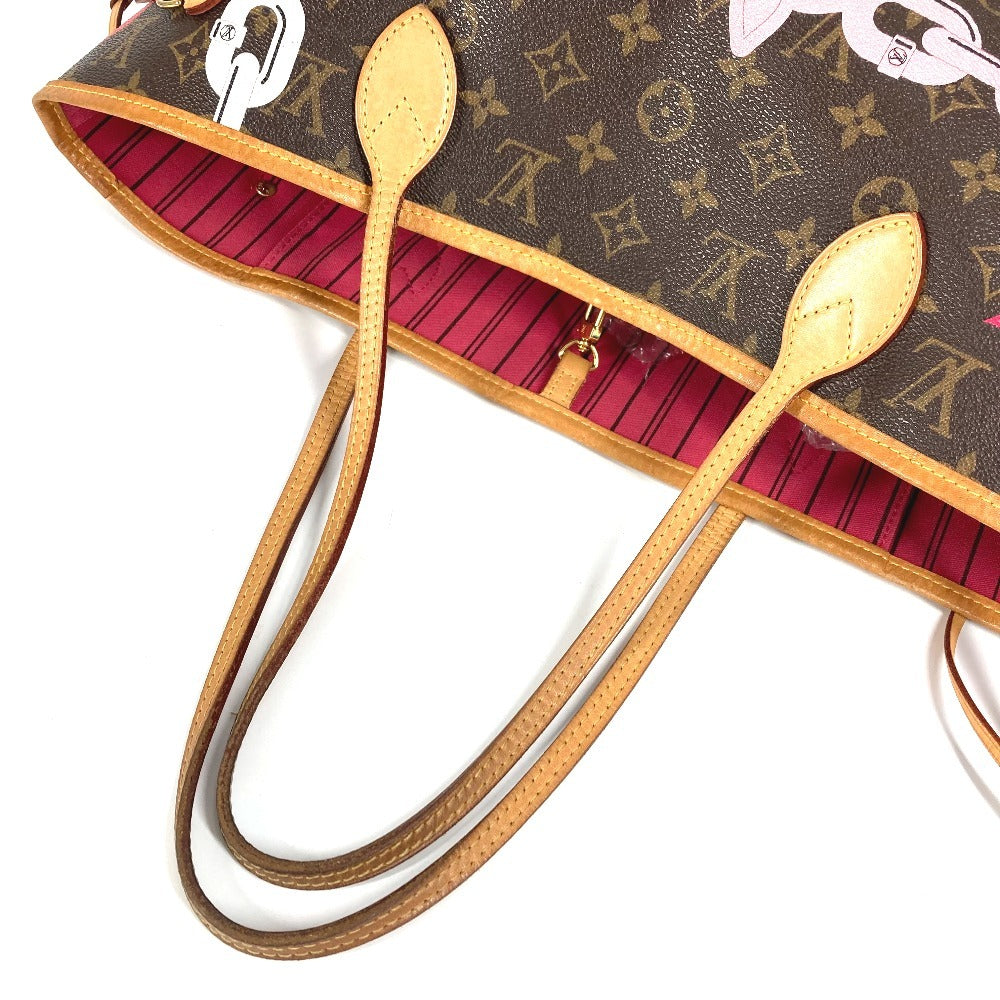 LOUIS VUITTON M41991 Monogram Bay Neverfull MM Neverfull MM Tote Bag Bag Shoulder Chain Shoulder Bag Monogram Canvas Unisex Pink