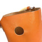 HERMES Manjoir MM Shoulder Handbag, Bucket-Shaped, with Rope Handles, Taurillon Clemence Leather, Orange, for Women