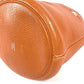 HERMES Manjoir MM Shoulder Handbag, Bucket-Shaped, with Rope Handles, Taurillon Clemence Leather, Orange, for Women