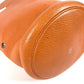 HERMES Manjoir MM Shoulder Handbag, Bucket-Shaped, with Rope Handles, Taurillon Clemence Leather, Orange, for Women