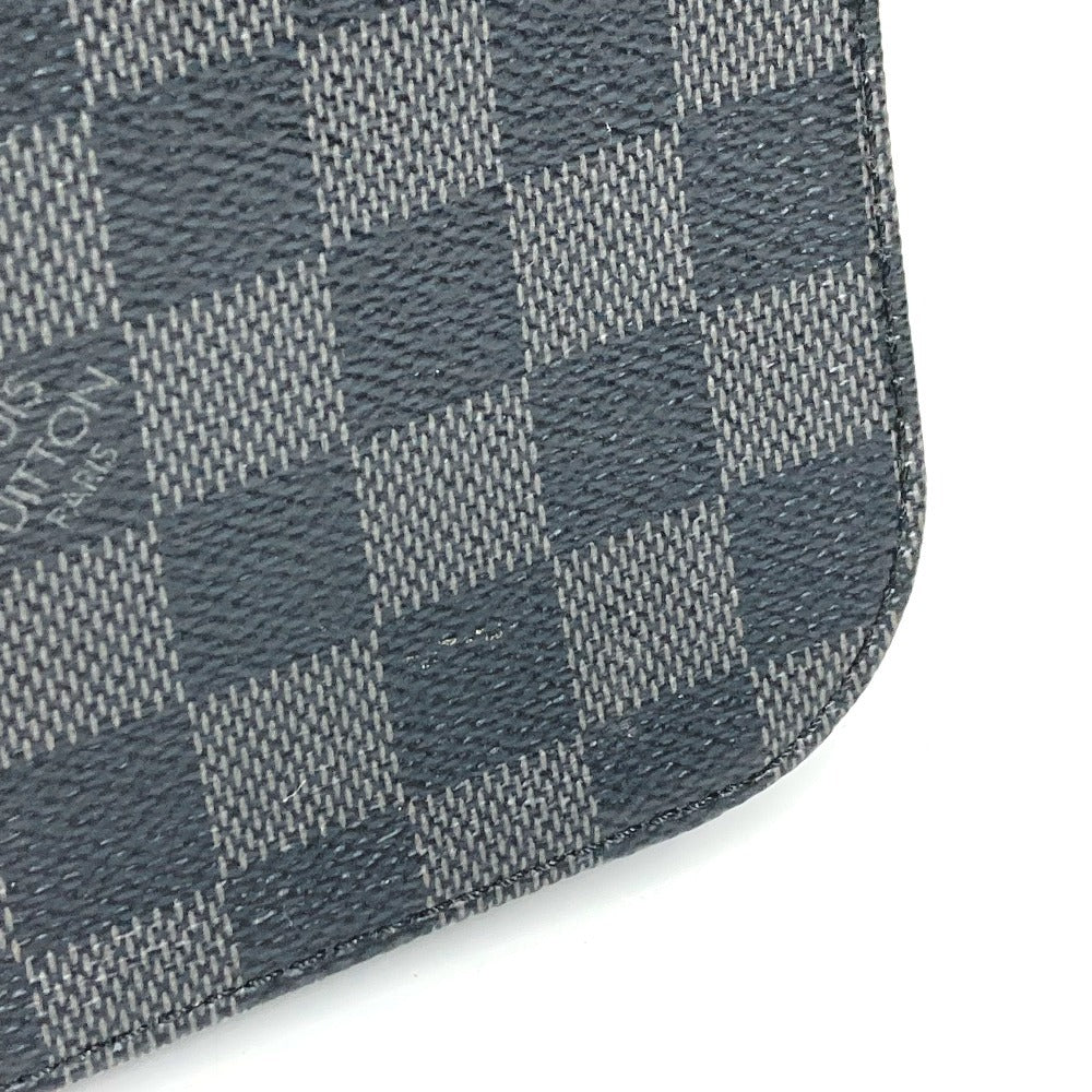 LOUIS VUITTON N40350 Damier Graphite District MM NV2 Crossbody Bag Messenger Bag Shoulder Bag Damier Graphite Canvas Unisex Black