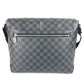 LOUIS VUITTON N40350 Damier Graphite District MM NV2 Crossbody Bag Messenger Bag Shoulder Bag Damier Graphite Canvas Unisex Black