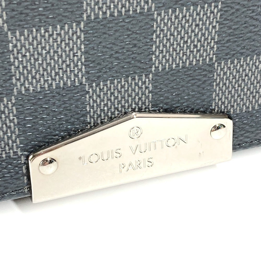 LOUIS VUITTON N40350 Damier Graphite District MM NV2 Crossbody Bag Messenger Bag Shoulder Bag Damier Graphite Canvas Unisex Black