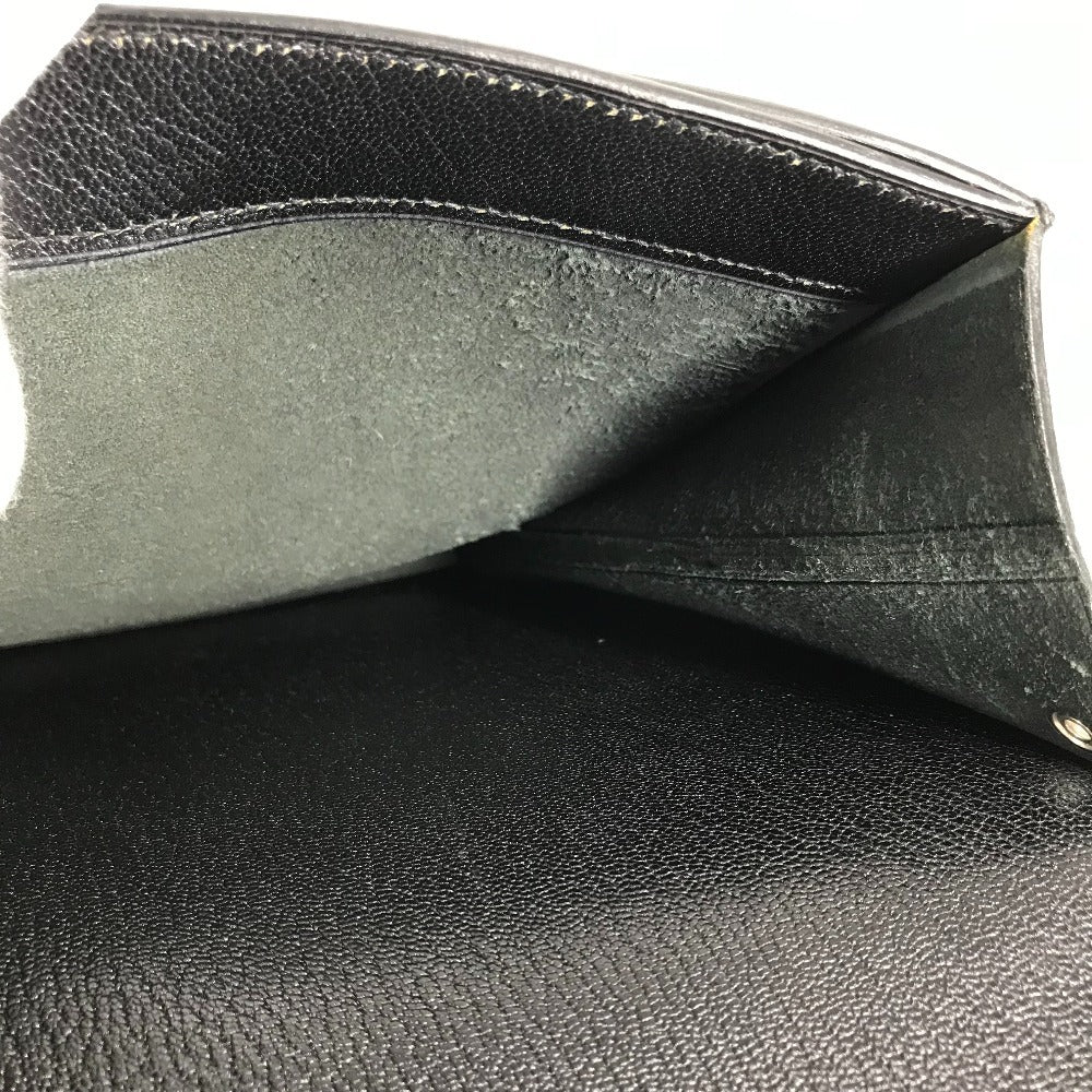 HERMES ポーチ カバン サックアデペッシュ アクセサリー クラッチバッグ レザー ユニセックス ブラック