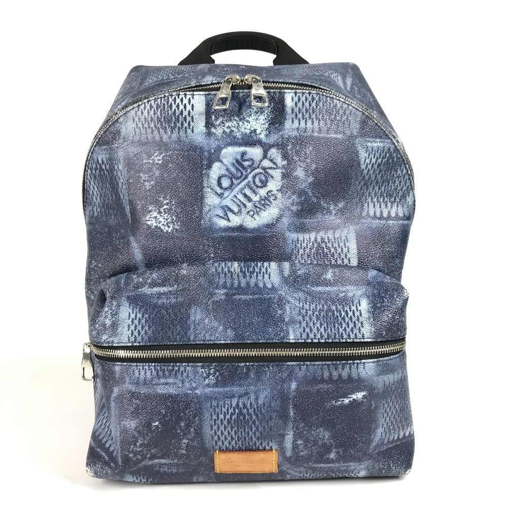 LOUIS VUITTON N50060 ダミエソルト ディスカバリーバックパックPM カバン リュックサック キャンバス ユニセックス ブルー