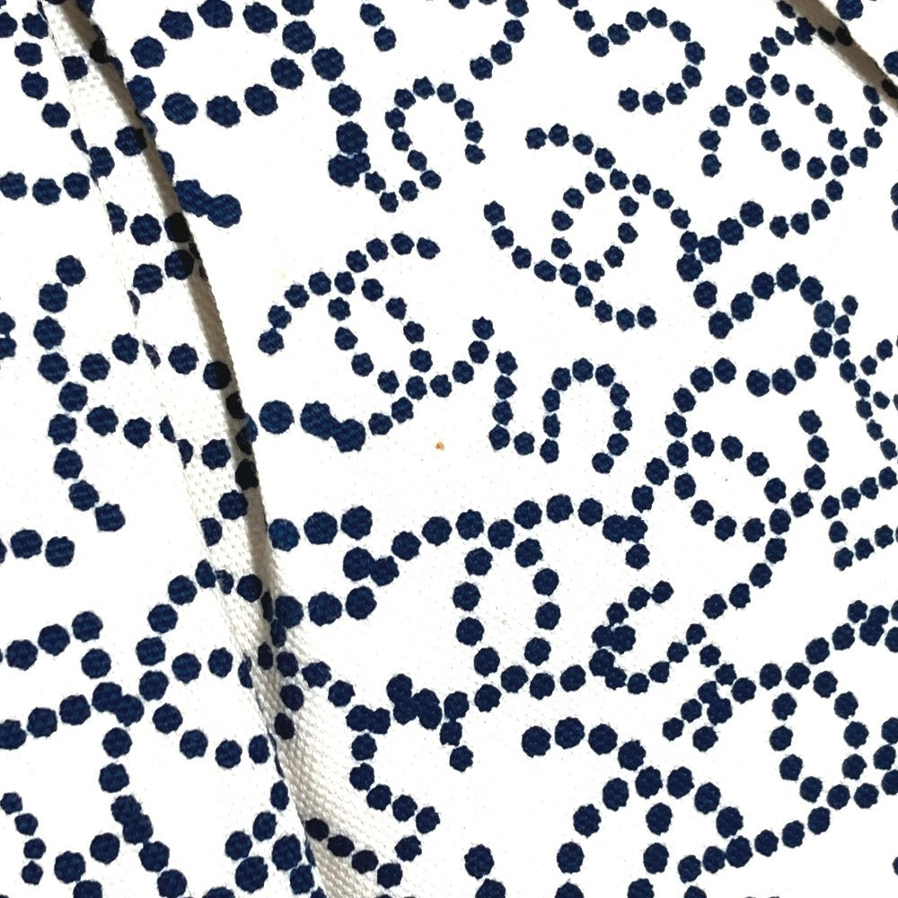 CHANEL アラベスク カバン トートバッグ ハンドバッグ キャンバス レディース ホワイト