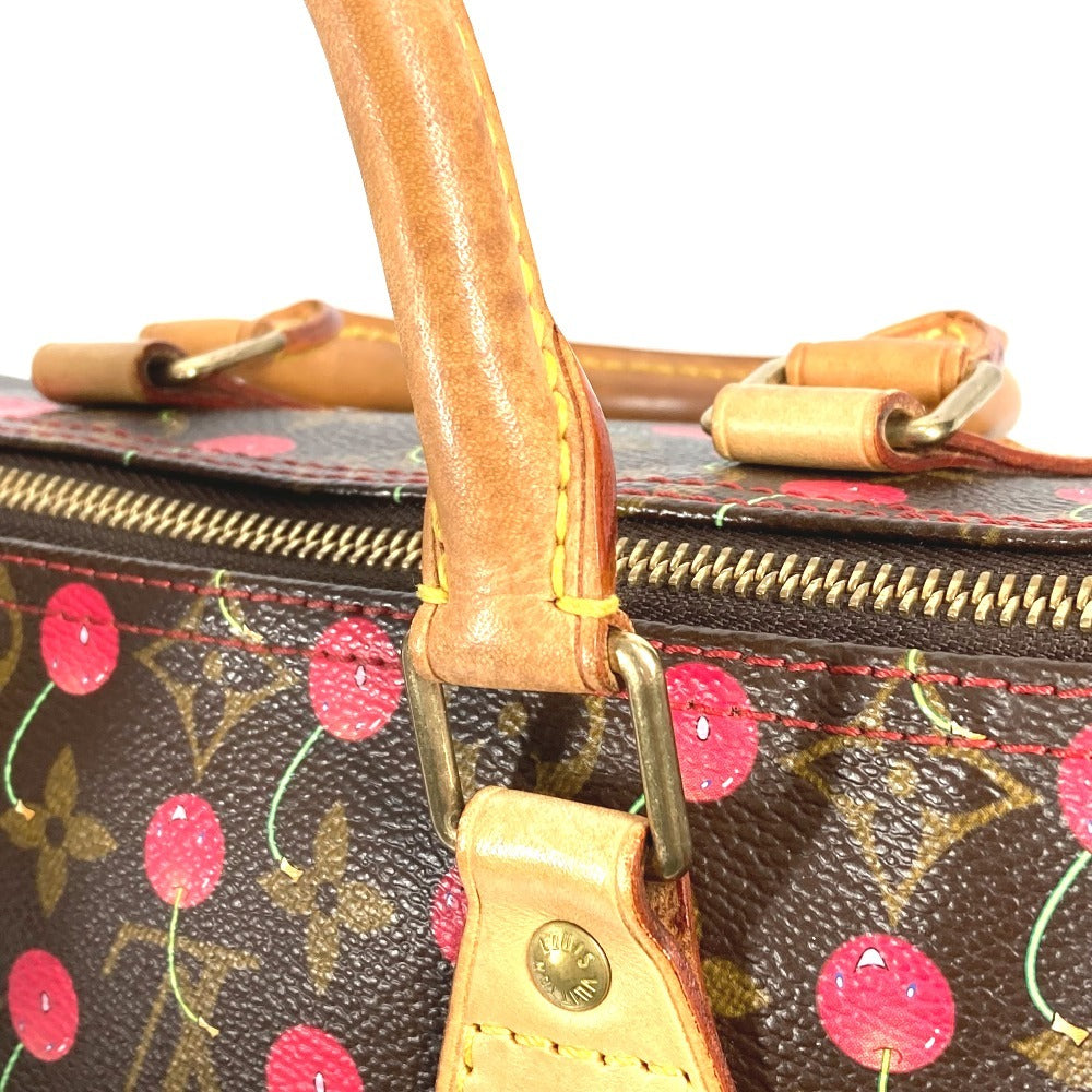 LOUIS VUITTON M95009 モノグラムチェリー 村上隆 スピーディ25 スピーディ 25 カバン ミニボストンバッグ ハンドバッグ モノグラムチェリーキャンバス レディース レッド