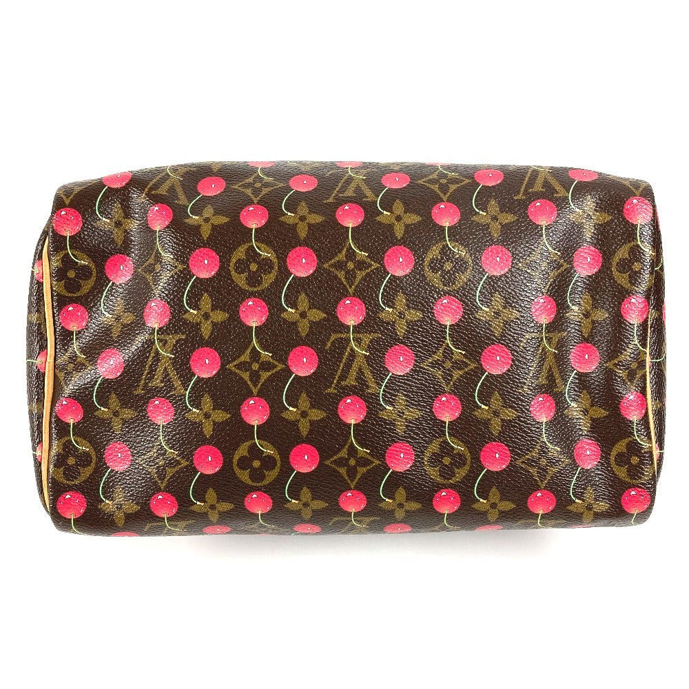 LOUIS VUITTON M95009 モノグラムチェリー 村上隆 スピーディ25 スピーディ 25 カバン ミニボストンバッグ ハンドバッグ モノグラムチェリーキャンバス レディース レッド