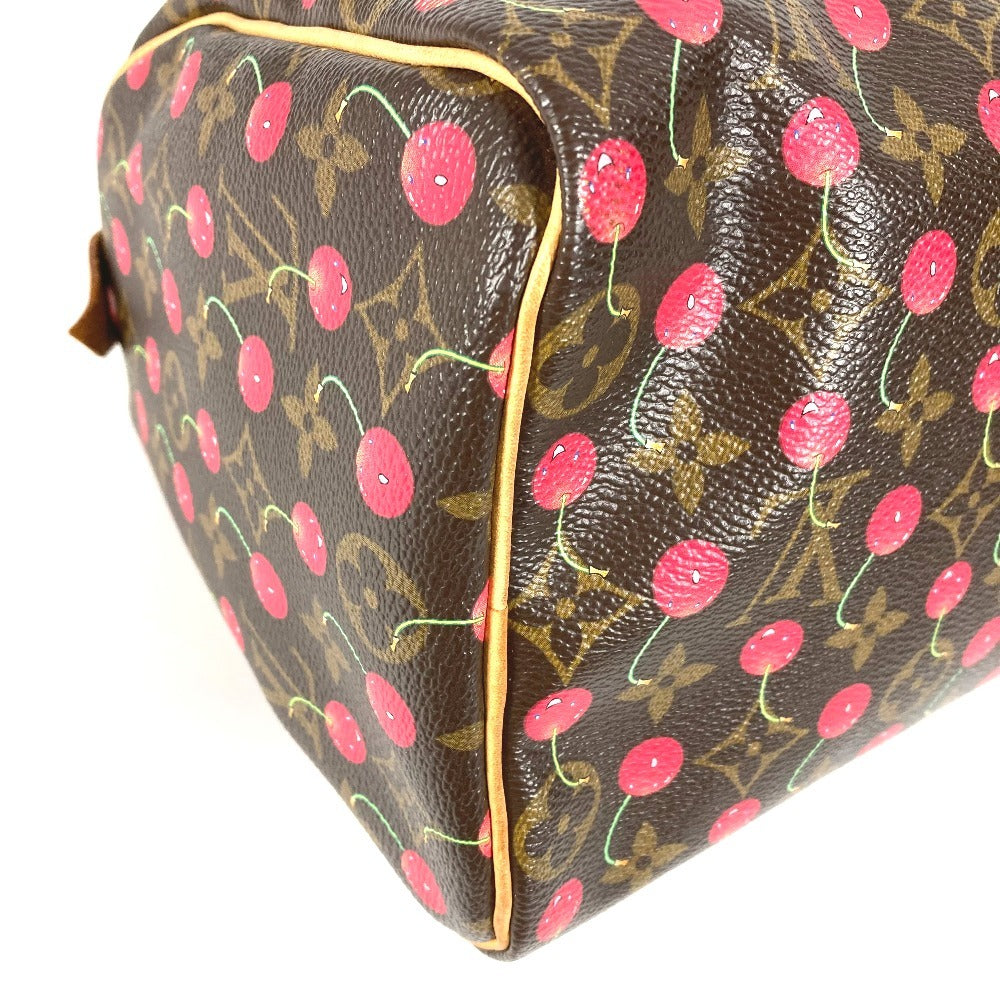 LOUIS VUITTON M95009 モノグラムチェリー 村上隆 スピーディ25 スピーディ 25 カバン ミニボストンバッグ ハンドバッグ モノグラムチェリーキャンバス レディース レッド