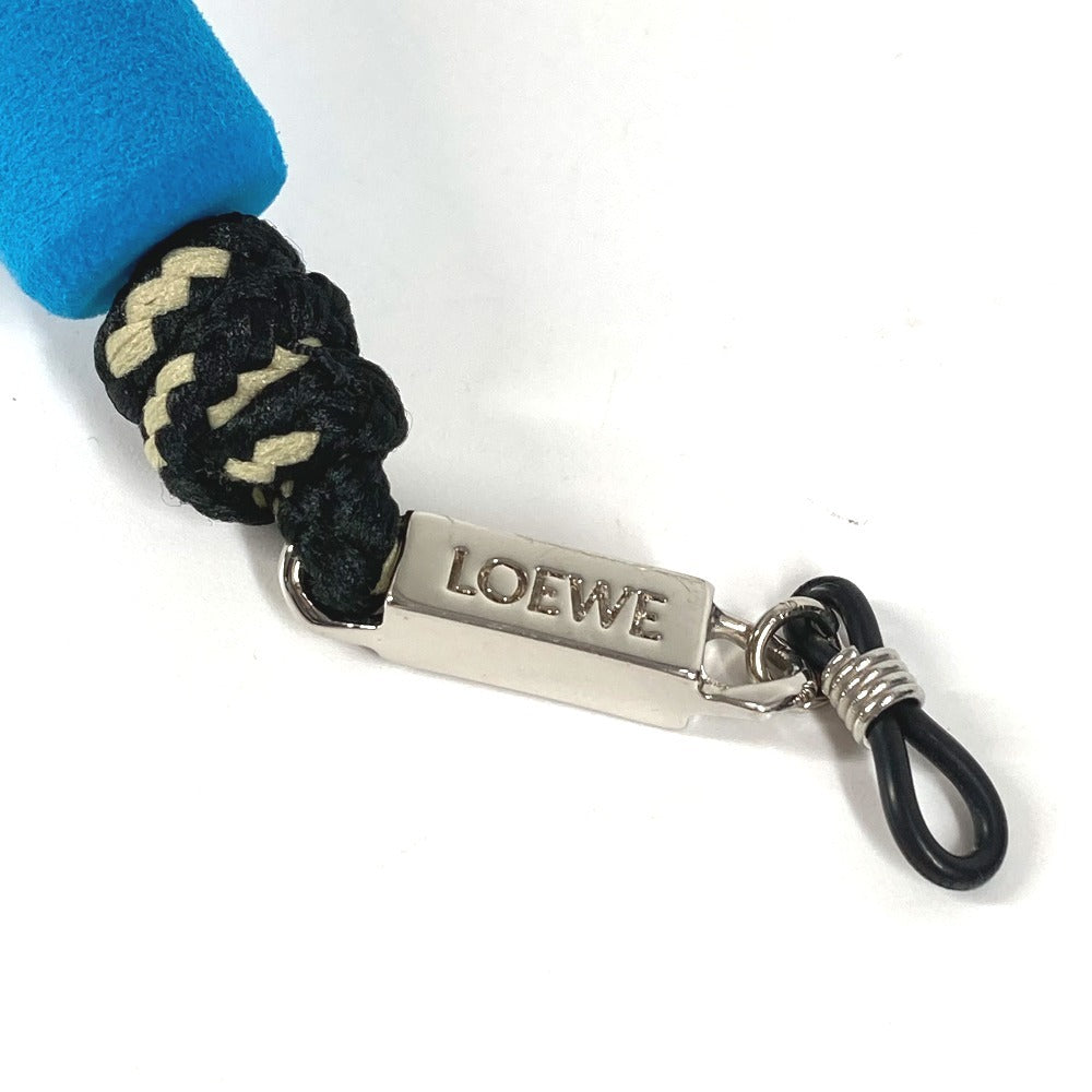 LOEWE メガネ用 サングラス 眼鏡 ストラップ キャンバス ユニセックス ブラック