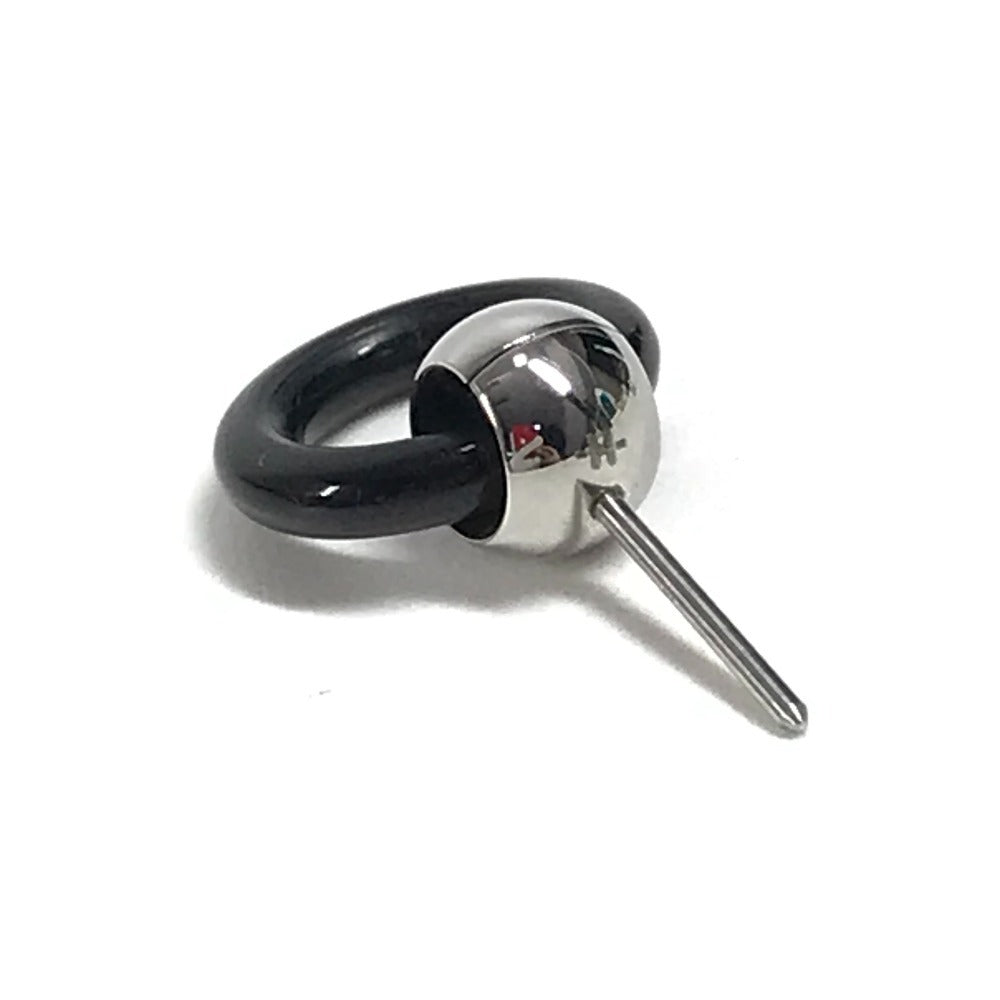 HERMES メドールXO メドール XO アクセサリー ピアス メタル ユニセックス ブルー