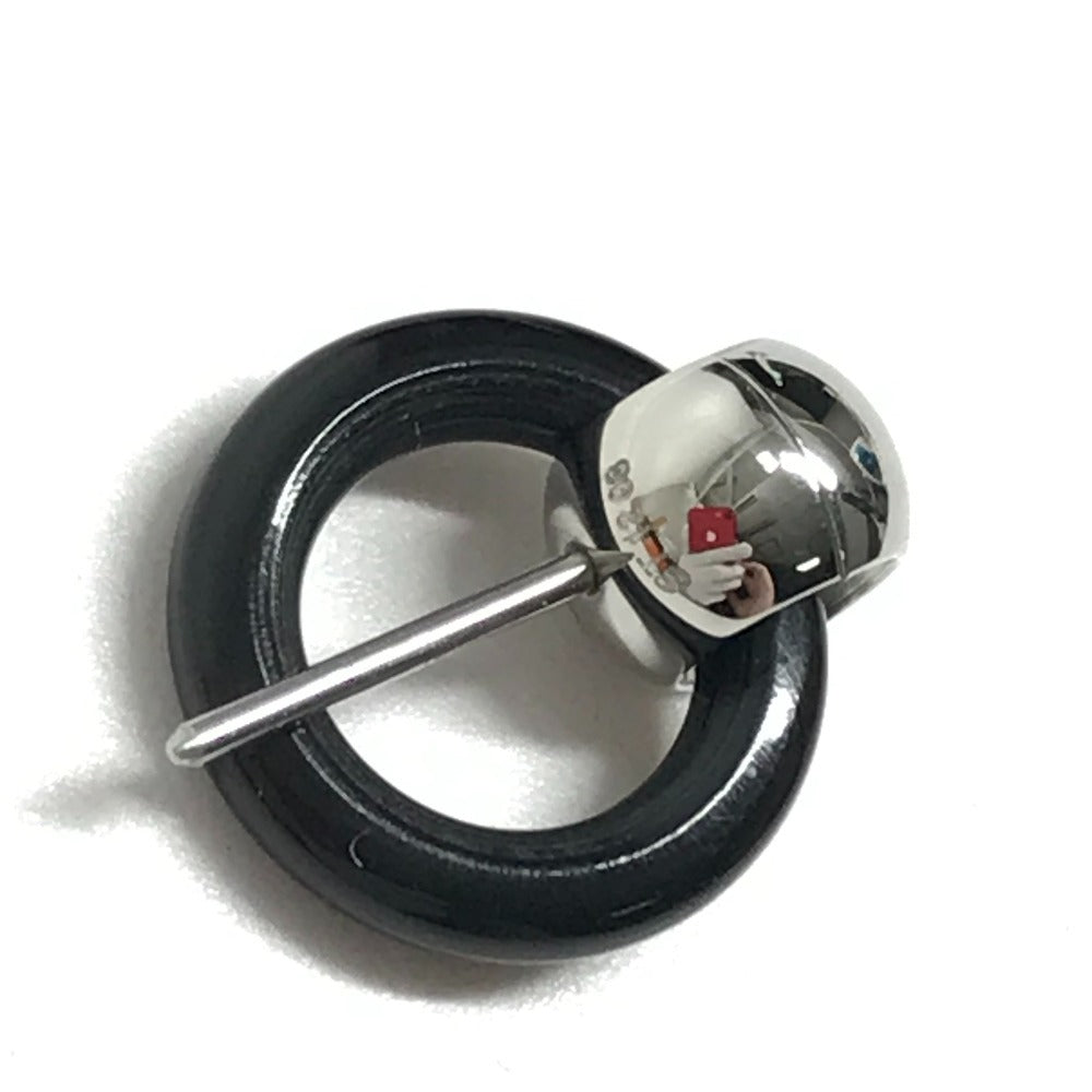 HERMES メドールXO メドール XO アクセサリー ピアス メタル ユニセックス ブルー