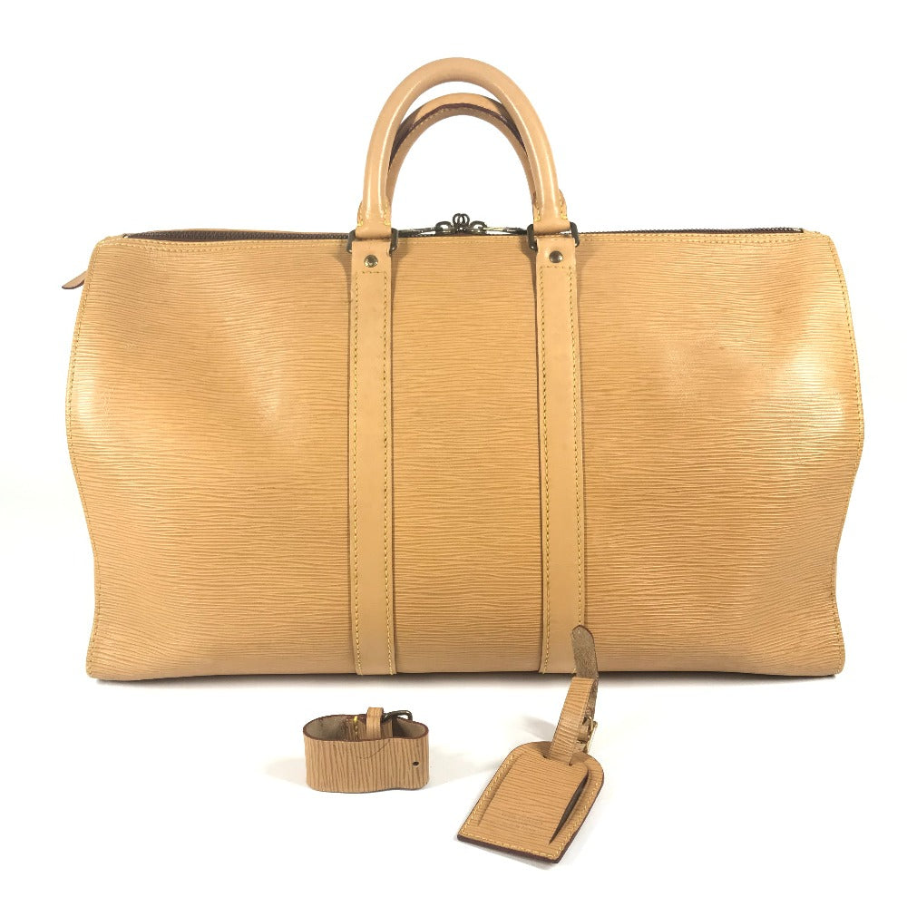 LOUIS VUITTON M42976 エピ キーポル45 キーポル 45 カバン 旅行バッグ トラベルバッグ ボストンバッグ エピレザー ユニセックス ウィニペグベージュ ベージュ