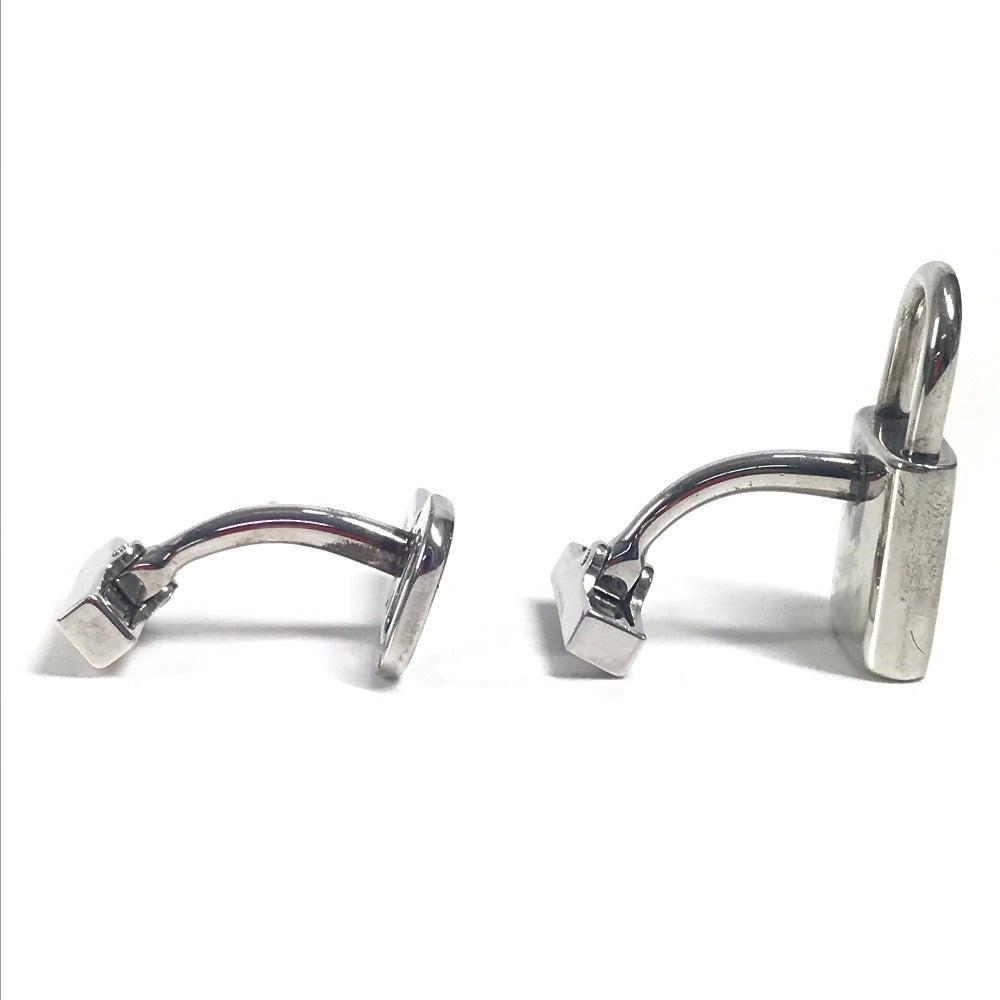 LOUIS VUITTON M64600 ダミエケース付き ブトン ドゥ マンシェット・カデナ エ クレ アクセサリー カフス AG925 メンズ シルバー