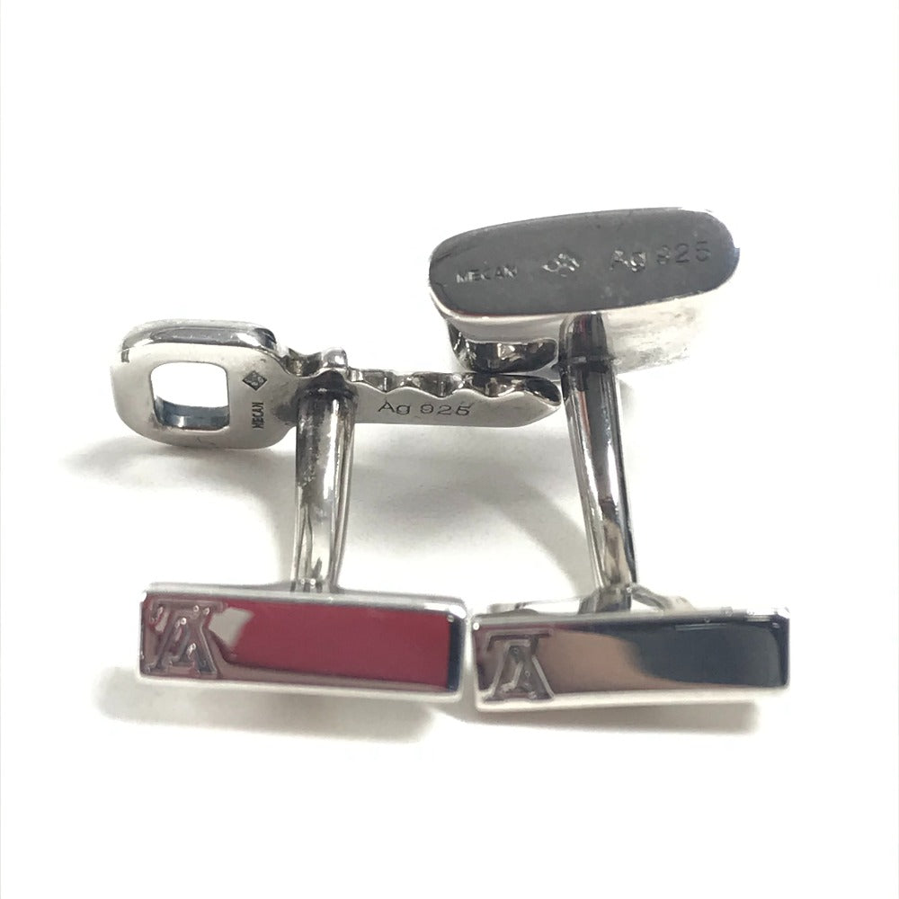 LOUIS VUITTON M64600 ダミエケース付き ブトン ドゥ マンシェット・カデナ エ クレ アクセサリー カフス AG925 メンズ シルバー