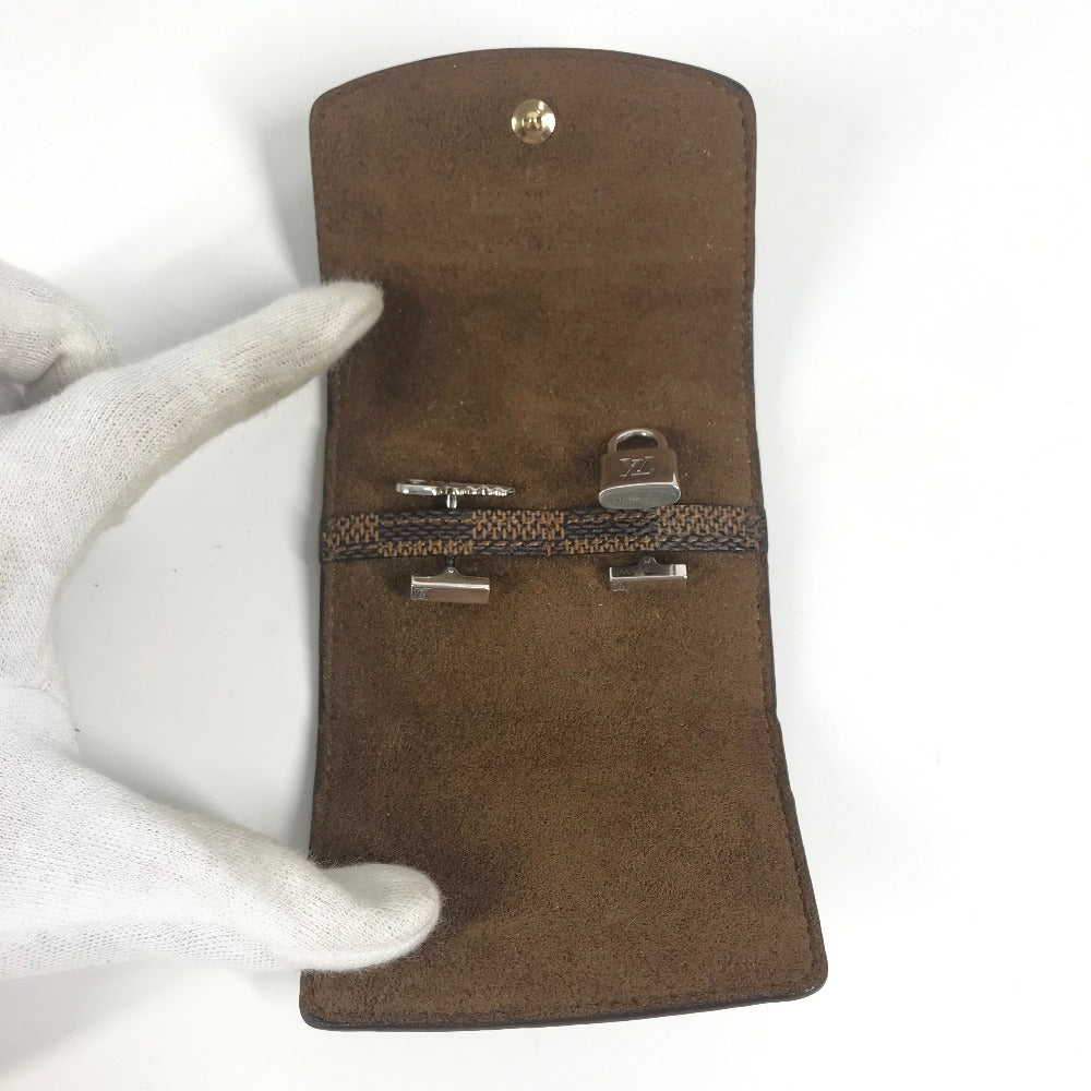 LOUIS VUITTON M64600 ダミエケース付き ブトン ドゥ マンシェット・カデナ エ クレ アクセサリー カフス AG925 メンズ シルバー