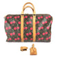 LOUIS VUITTON M95011 モノグラムチェリー 村上隆 キーポル45 キーポル 45 カバン 旅行バッグ トラベルバッグ ボストンバッグ モノグラムチェリーキャンバス レディース ブラウン