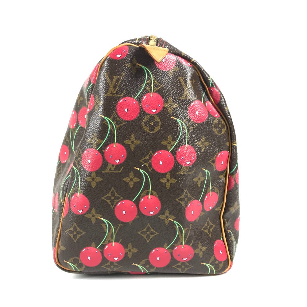LOUIS VUITTON M95011 モノグラムチェリー 村上隆 キーポル45 キーポル 45 カバン 旅行バッグ トラベルバッグ ボストンバッグ モノグラムチェリーキャンバス レディース ブラウン