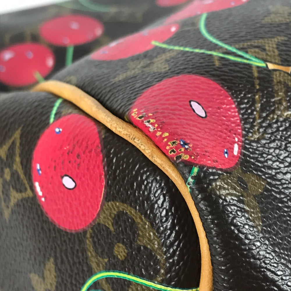 LOUIS VUITTON M95011 モノグラムチェリー 村上隆 キーポル45 キーポル 45 カバン 旅行バッグ トラベルバッグ ボストンバッグ モノグラムチェリーキャンバス レディース ブラウン