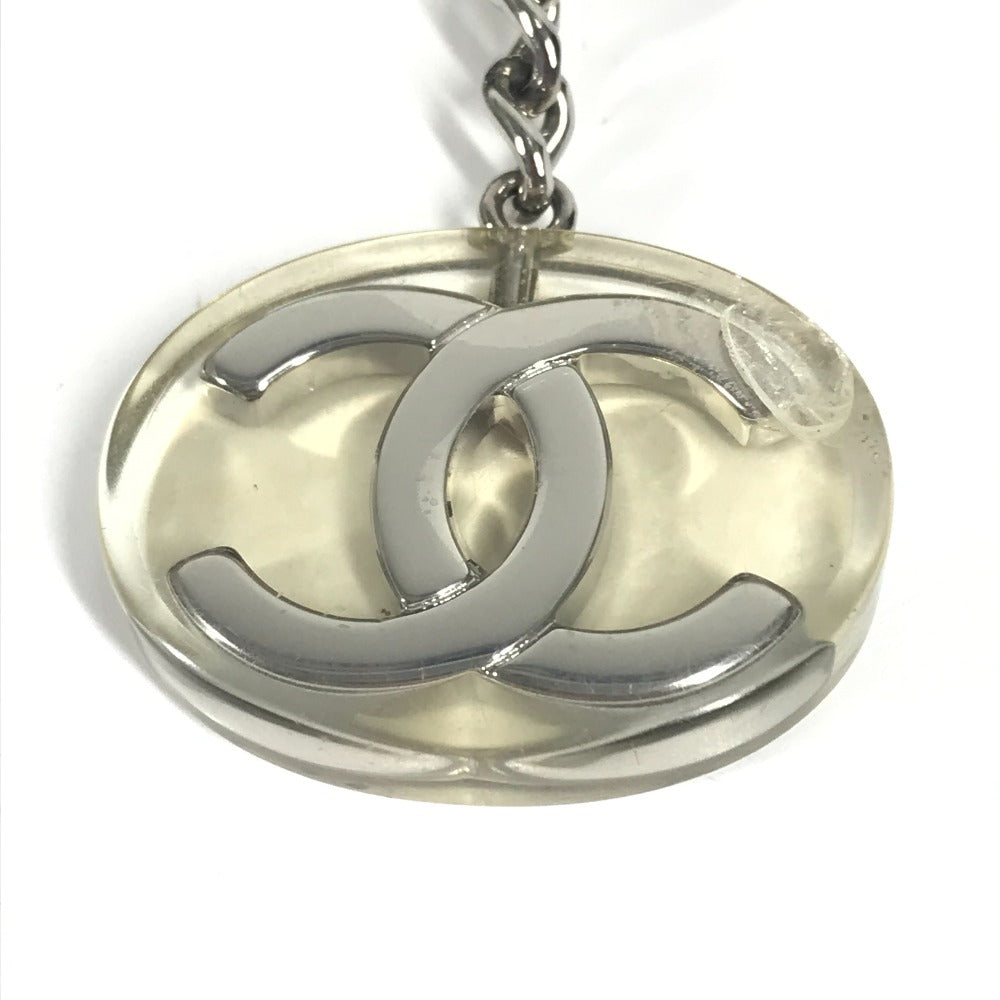 CHANEL CC ココマーク ロゴ アイスキューブ カバン チェーンバッグ 肩掛け ショルダーバッグ レザー レディース シルバー