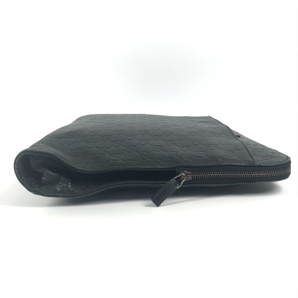 GUCCI 152604 ハンドバッグ 書類バッグ グッチシマ GG ロゴ ビジネスバッグ カバン トートバッグ ブリーフケース シマレザー メンズ ブラック