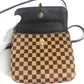 LOUIS VUITTON M92130 ダミエソバージュ ガゼル カバン 斜め掛け ポシェット フラップ ショルダーバッグ ハラコ/レザー レディース エベヌ ブラウン