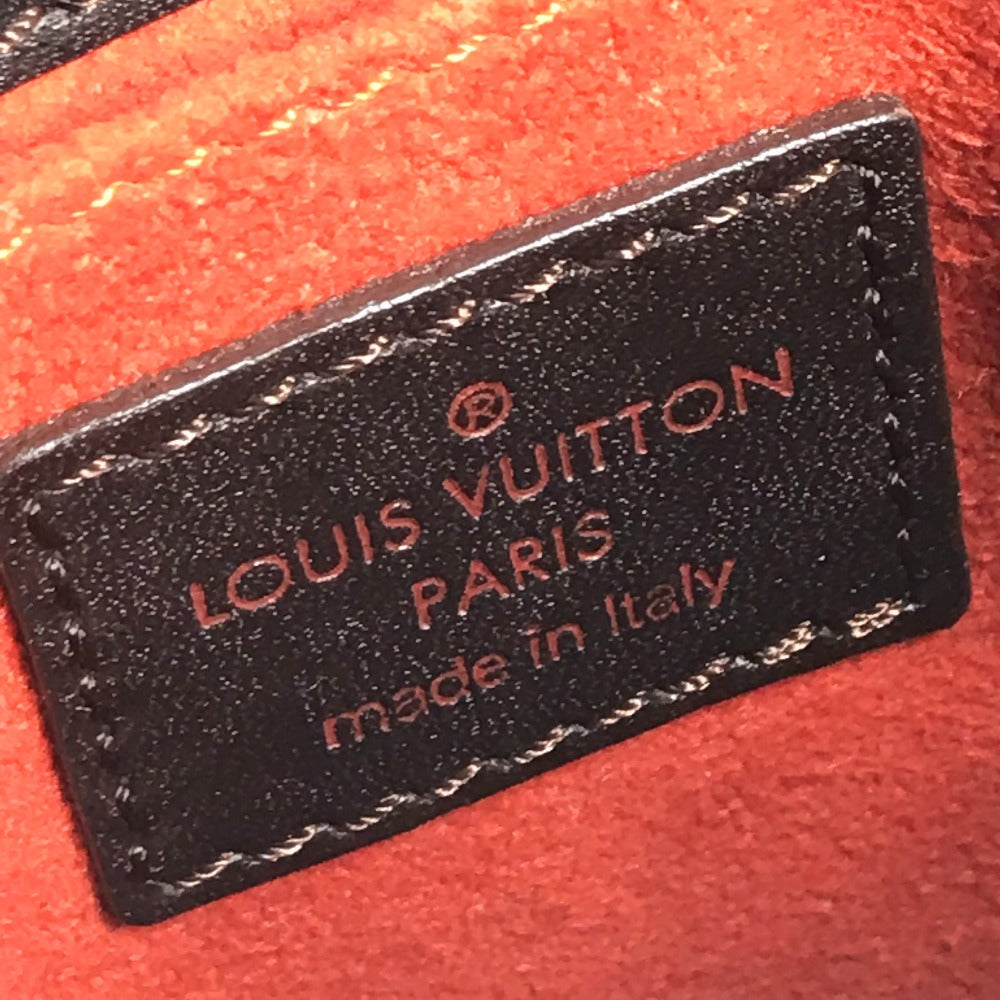 LOUIS VUITTON M92130 ダミエソバージュ ガゼル カバン 斜め掛け ポシェット フラップ ショルダーバッグ ハラコ/レザー レディース エベヌ ブラウン