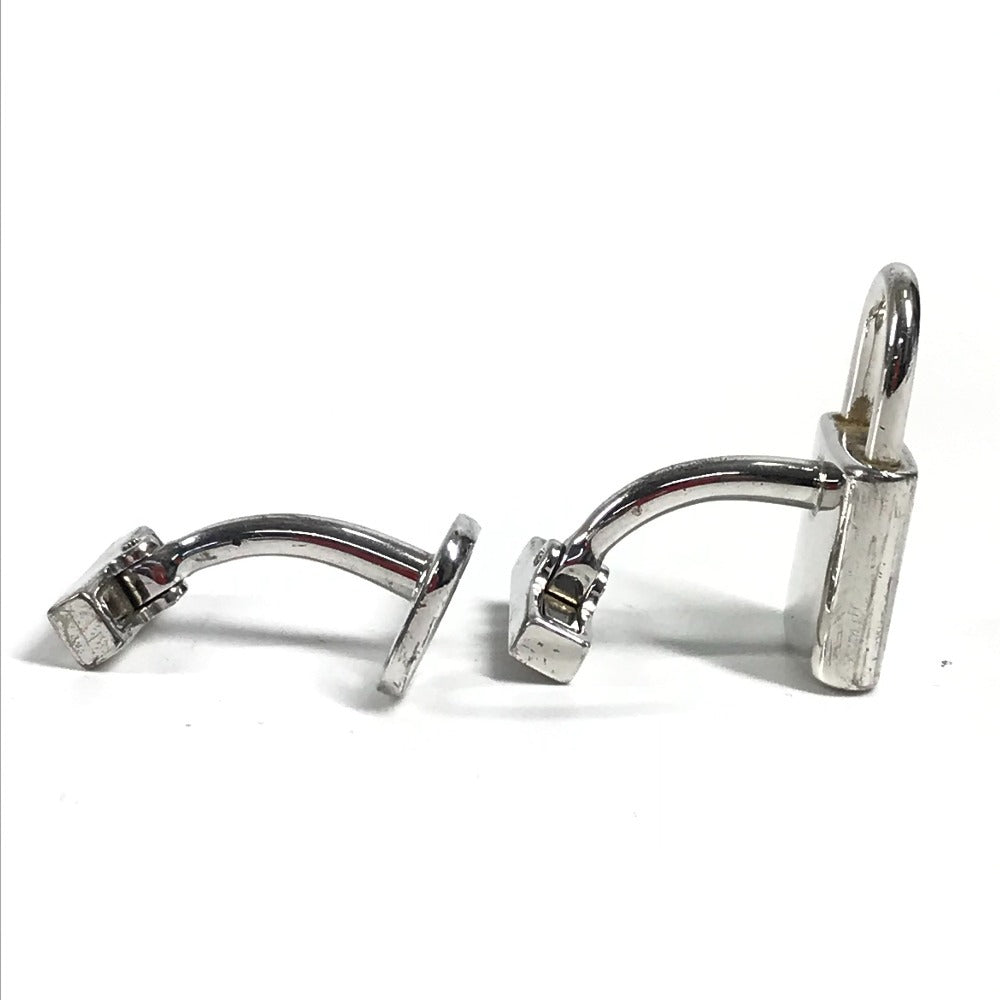 LOUIS VUITTON M64600 ダミエケース付き ブトン ドゥ マンシェット・カデナ エ クレ アクセサリー カフス AG925 メンズ シルバー