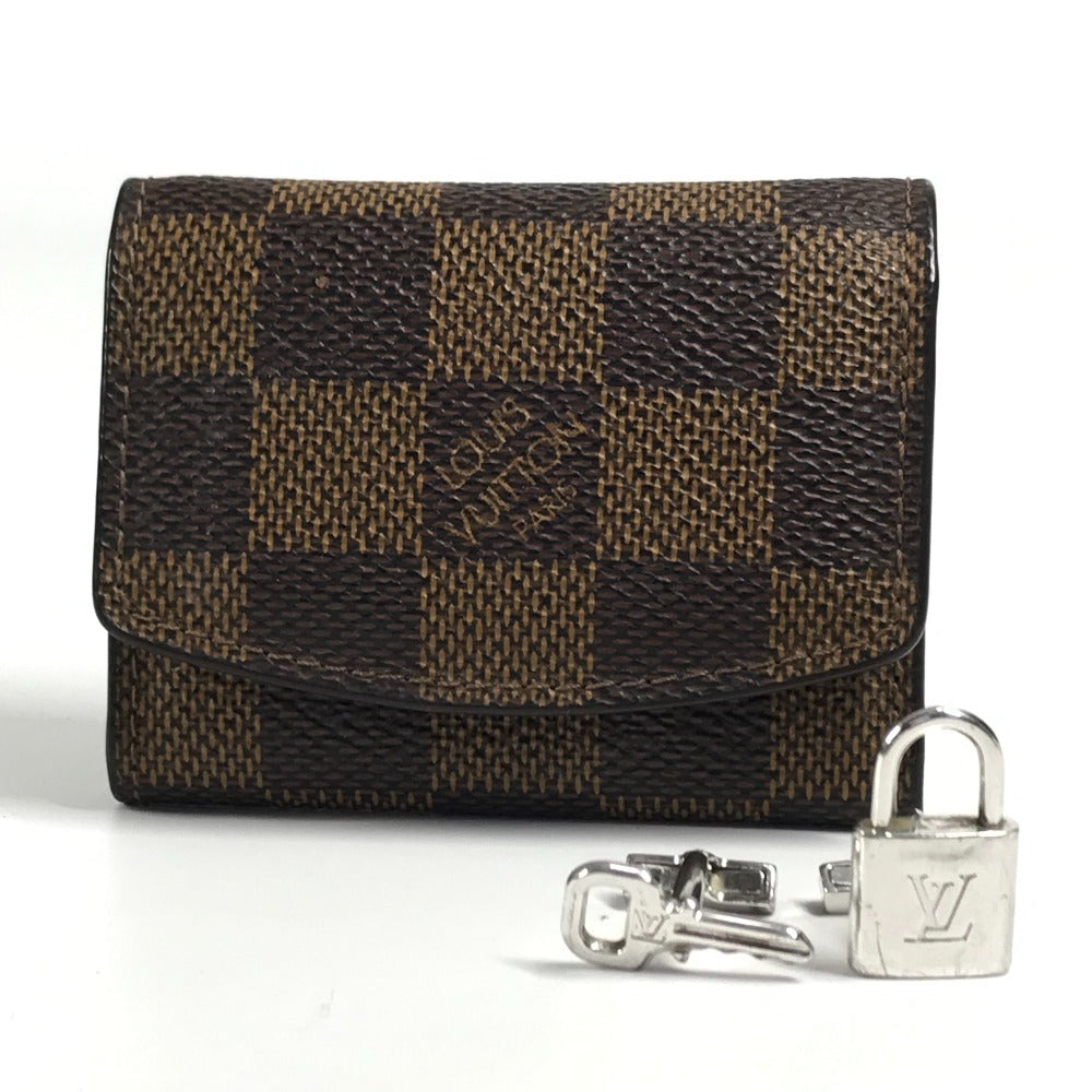 LOUIS VUITTON M64600 ダミエケース付き ブトン ドゥ マンシェット・カデナ エ クレ アクセサリー カフス AG925 メンズ シルバー