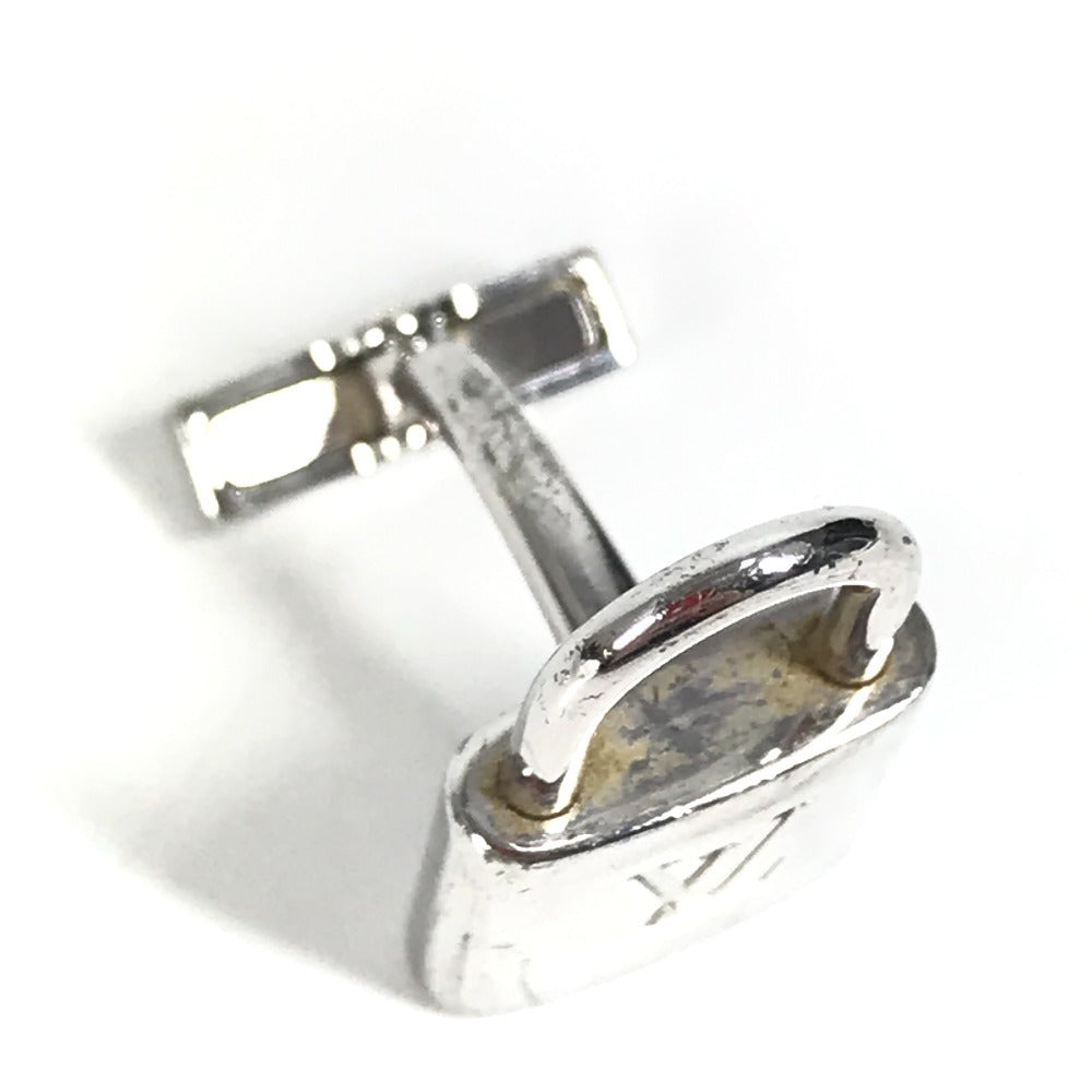 LOUIS VUITTON M64600 ダミエケース付き ブトン ドゥ マンシェット・カデナ エ クレ アクセサリー カフス AG925 メンズ シルバー