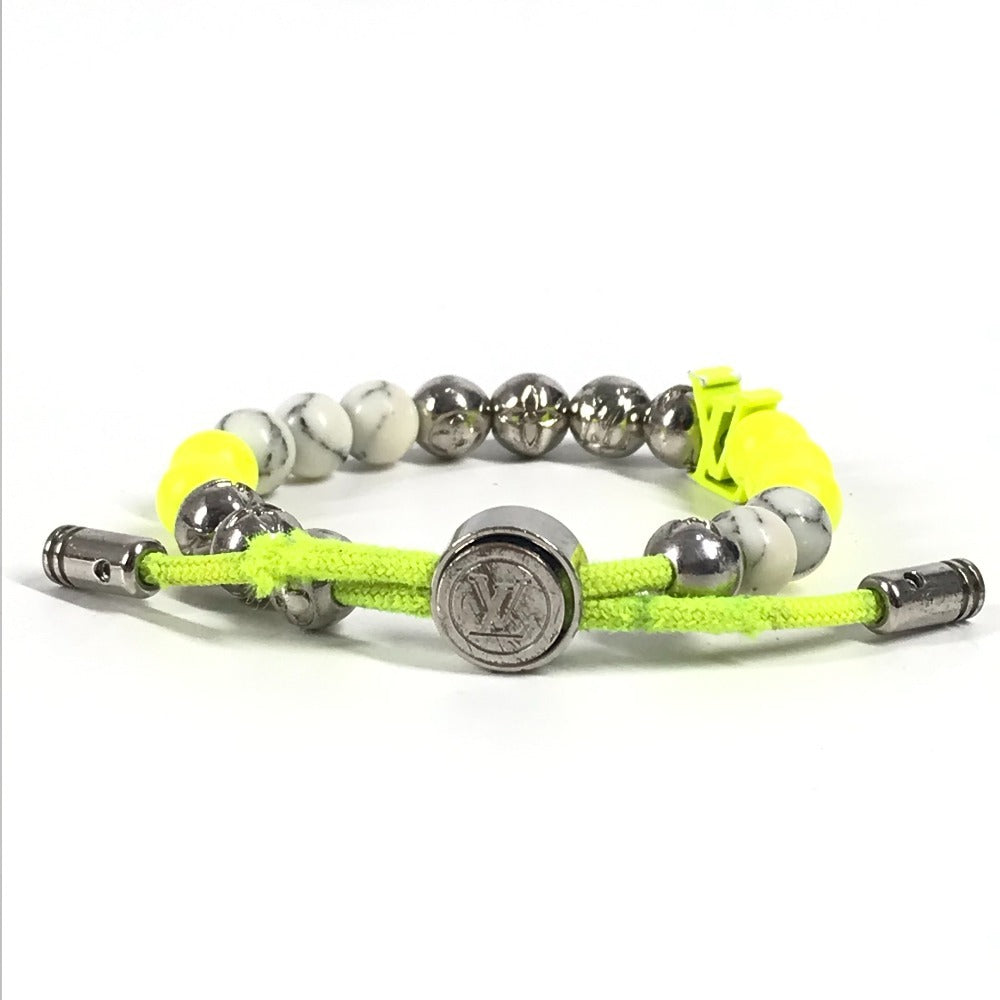 LOUIS VUITTON M00510 ブラスレ モノグラム ビーズ バングル アクセサリー ブレスレット メタル レディース イエロー