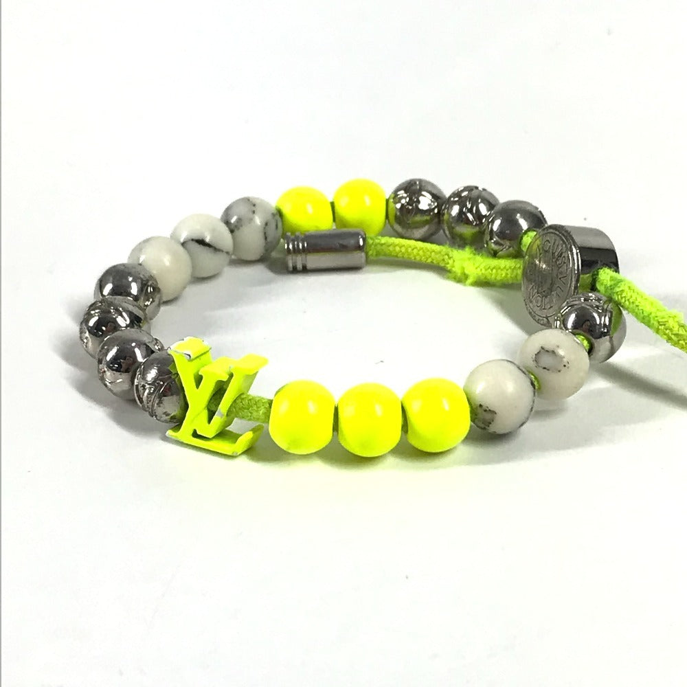 LOUIS VUITTON M00510 ブラスレ モノグラム ビーズ バングル アクセサリー ブレスレット メタル レディース イエロー